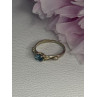 925 Sterling Silver Topaz Ring Size 8.5