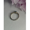 925 Sterling Silver Topaz Ring Size 8.5