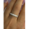 Classy 925 Sterling Silver CZ Ring Size 7.5
