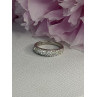 Classy 925 Sterling Silver CZ Ring Size 7.5