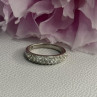 Classy 925 Sterling Silver CZ Ring Size 7.5