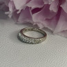Classy 925 Sterling Silver CZ Ring Size 7.5