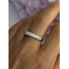 Classy 925 Sterling Silver CZ Ring Size 7.5