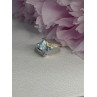 925 Sterling Silver Topaz Ring Size 7.5