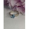 Beautiful 925 Sterling Silver Topaz Ring Size 10