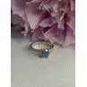 Beautiful 925 Sterling Silver Topaz Ring Size 10