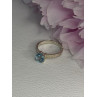 Beautiful 925 Sterling Silver Topaz Ring Size 10