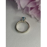 Beautiful 925 Sterling Silver Topaz Ring Size 10