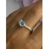 Beautiful 925 Sterling Silver Topaz Ring Size 10