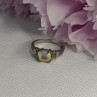 925 Sterling Silver CZ Ring Size 9