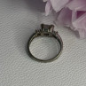 925 Sterling Silver CZ Ring Size 9