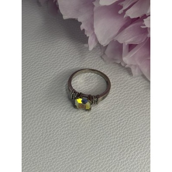 925 Sterling Silver CZ Ring Size 9