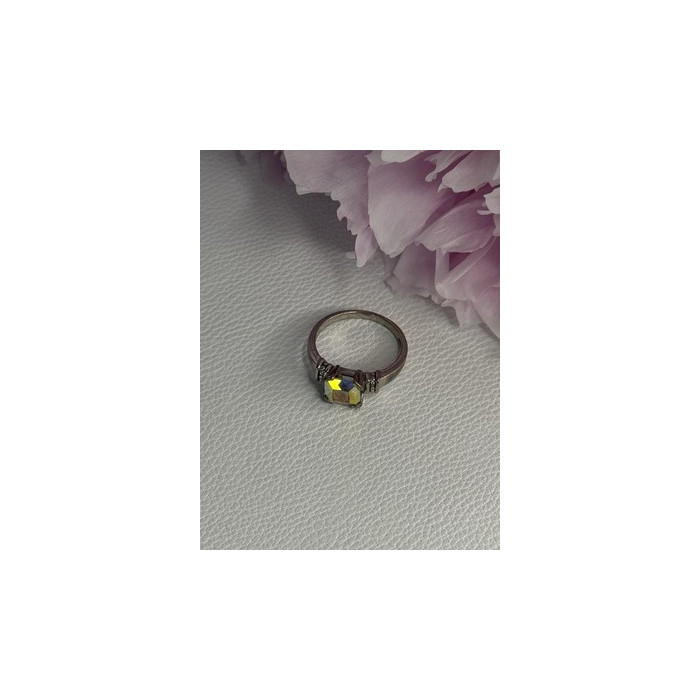 925 Sterling Silver CZ Ring Size 9