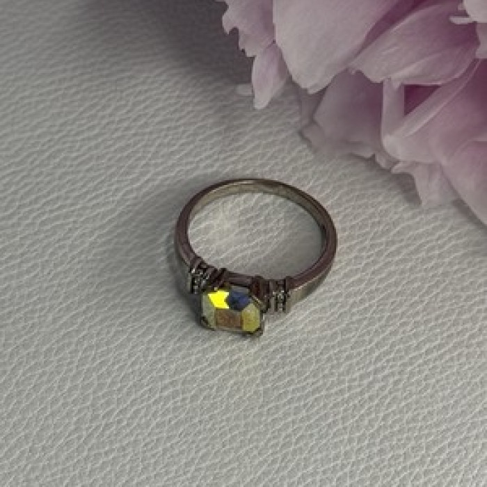 925 Sterling Silver CZ Ring Size 9