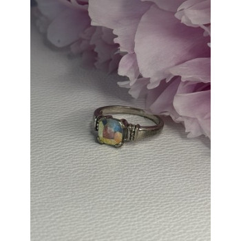 925 Sterling Silver CZ Ring Size 9