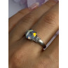 925 Sterling Silver CZ Ring Size 9