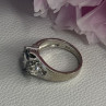 925 Sterling Silver CZ Ring Size 9