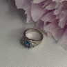 925 Sterling Silver CZ Ring Size 9