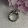 925 Sterling Silver CZ Ring Size 9