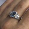 925 Sterling Silver CZ Ring Size 9