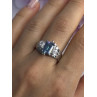 925 Sterling Silver CZ Ring Size 9