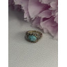 Vintage 925 Sterling Silver Turquoise Ring Size 5
