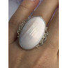 Vintage 925 Sterling Silver Rink Abalone Ring Size 6.5