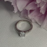 Shiny 925 Sterling Silver CZ Ring Size 10