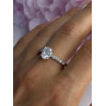 Shiny 925 Sterling Silver CZ Ring Size 10