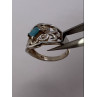 925 Sterling Silver Turquoise Ring Size 8.5