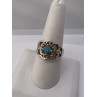 925 Sterling Silver Turquoise Ring Size 8.5