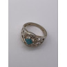 925 Sterling Silver Turquoise Ring Size 8.5