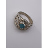 925 Sterling Silver Turquoise Ring Size 8.5