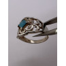 925 Sterling Silver Turquoise Ring Size 8.5