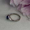 925 Sterling Silver Star Sapphire Ring Size 6