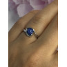 925 Sterling Silver Star Sapphire Ring Size 6