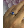 925 Sterling Silver Star Sapphire Ring Size 6