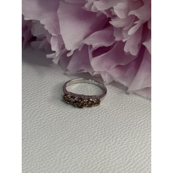 925 Sterling Silver Tourmaline Ring Size 8