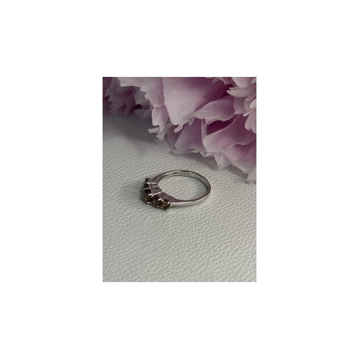 925 Sterling Silver Tourmaline Ring Size 8