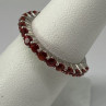 925 Sterling Silver Topaz Ring Size 6.75