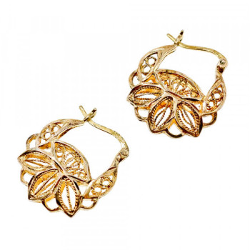 925 Sterling Silver Gold Plated Earrings