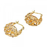 925 Sterling Silver Gold Plated Earrings