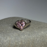 925 Sterling Silver CZ Heart Ring Size 6.5