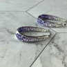 925 Sterling Silver Multicolor CZ 