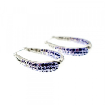 925 Sterling Silver Multicolor CZ 