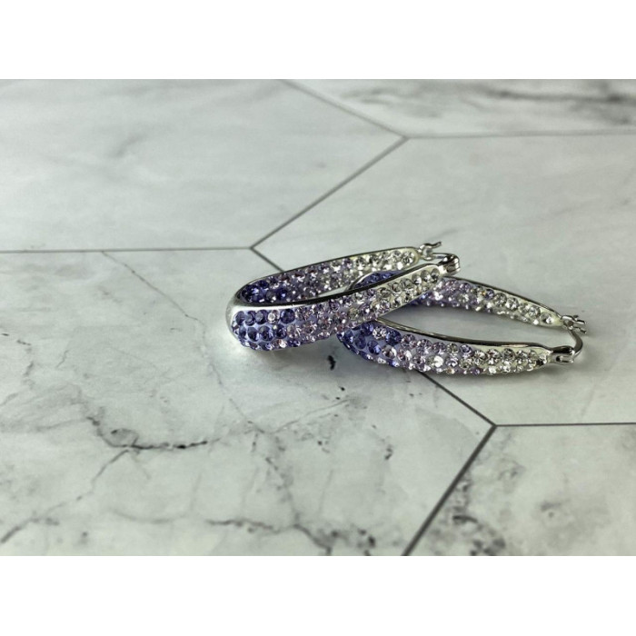 925 Sterling Silver Multicolor CZ 