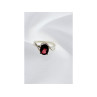 925 Sterling Silver Red Spinel Ring Size 7