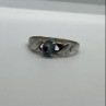 925 Sterling Silver & Topaz Ring Size 8