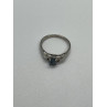 925 Sterling Silver & Topaz Ring Size 8