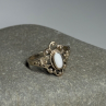 925 Sterling Silver Abalone Ring Size 7